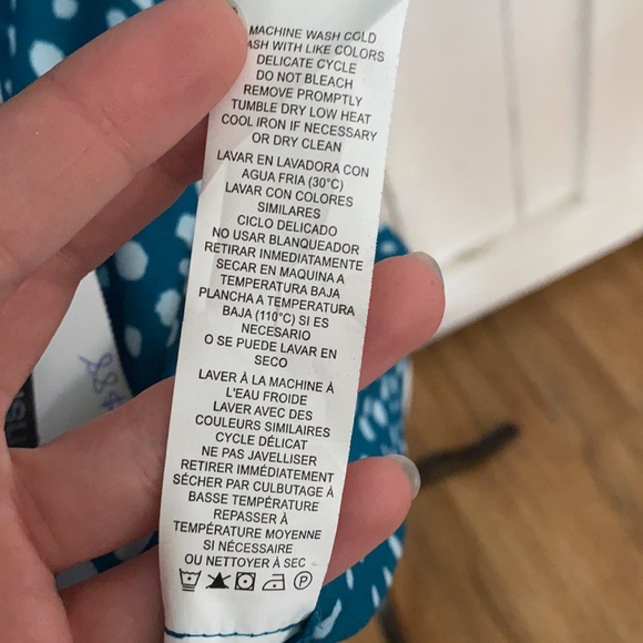 Kenzie Polka Dot Peplum - size large - Picture 8 of 10